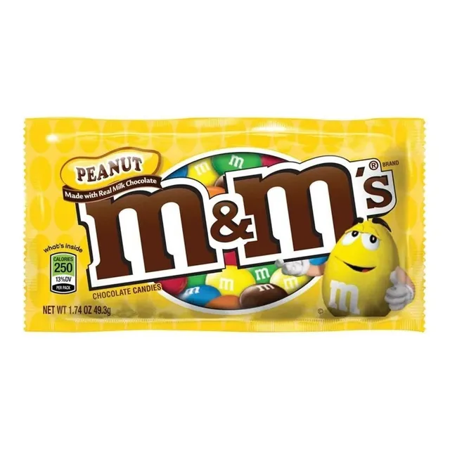 Confites De Maní Peanut Candies Milk M&m's X 6u 48g - Usa