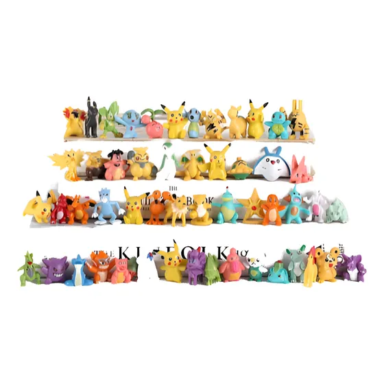 Pokemon 24 Unidades Pikachu Charizard Muñecos Juguetes