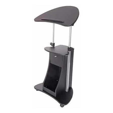 Soporte P/ Laptop Techni Mobili Ajustable Con Ruedas -negro