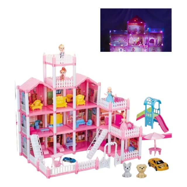 Casita De Muñecas Con Muñeca Y Accesorios Grande - Toy Store