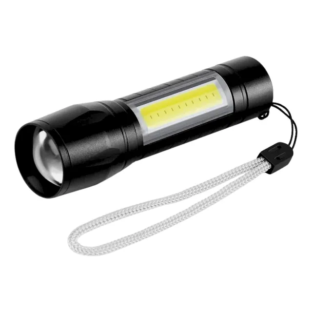 Linterna Táctica Led Mini Metal Recargable Usb 3 Modo De Luz