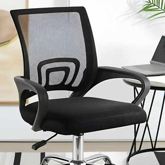 Silla Ergonomica Mesh Nay Giratoria Oficina Midtown Negra