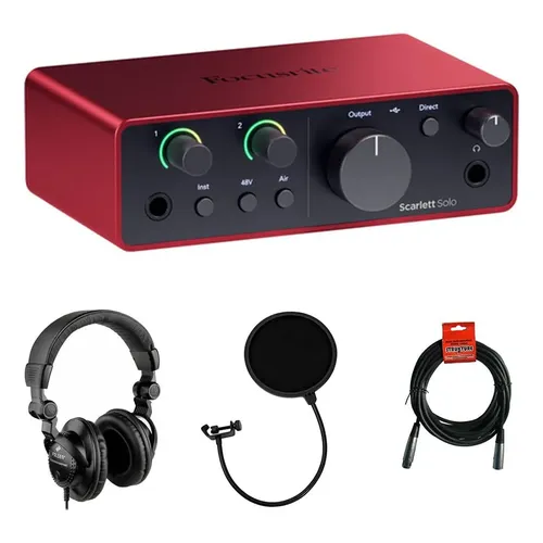 Interface De Áudio Usb Focusrite Scarlett 2i2 Geração 3 | MercadoLivre