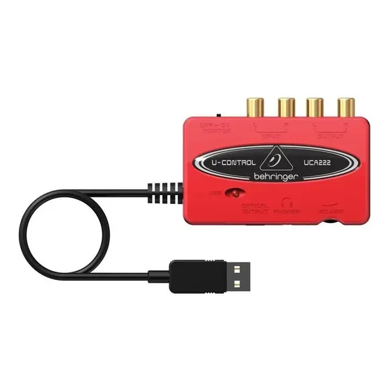 Interface De Áudio Behringer U-control Uca222 Profissional