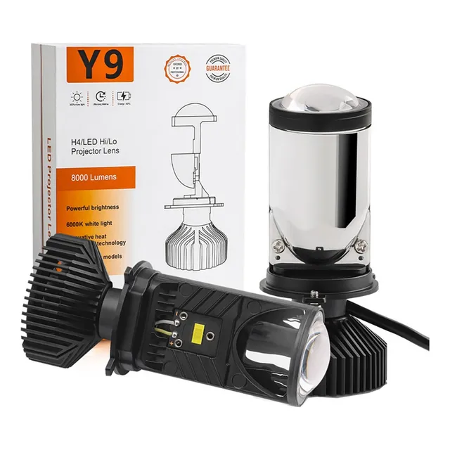 .. Kit De Faros Led H4 Con Lentes Altos Y Bajos For Auto,