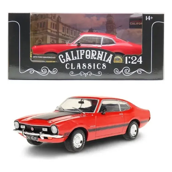 California Classics 1/24 - Ford Maverick Gt 1974 Vermelho