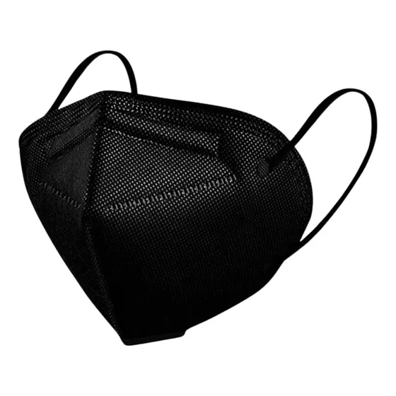 Cubrebocas Sanwo Kn95 Negro Sin Válvula 50 Piezas Cofepris.