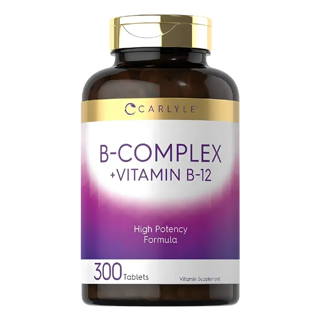 Complejo B + Vitamina B1 B2 B6 B12 300 Tabletas Eg Bb57 Sabor Nd