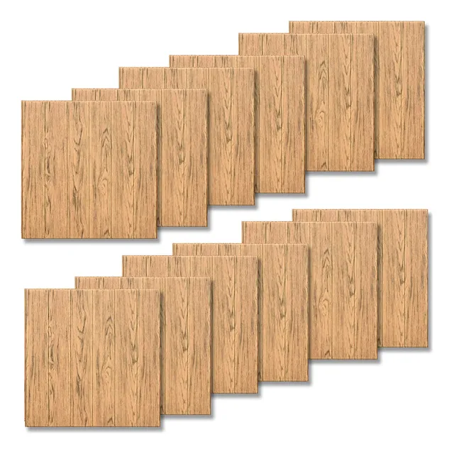 Set 12 Revestimientos 3d 70x77 Placa Autoadhesiva - El Rey