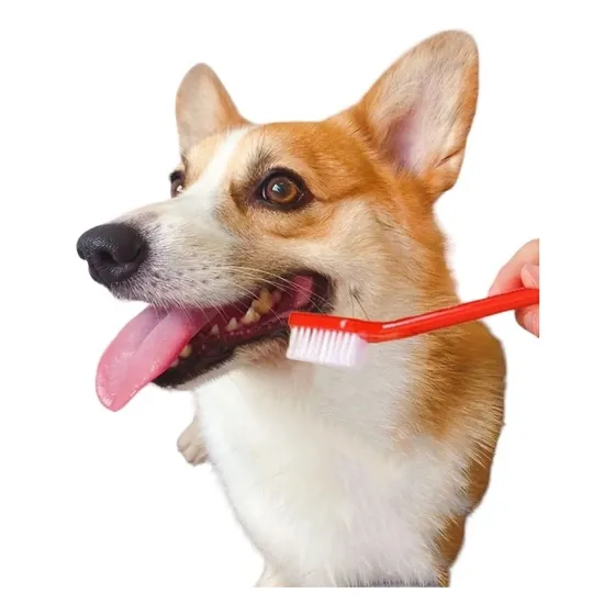 Portu Pets 2 Pack Cepillo Para Dientes Doble Perros Y Gatos