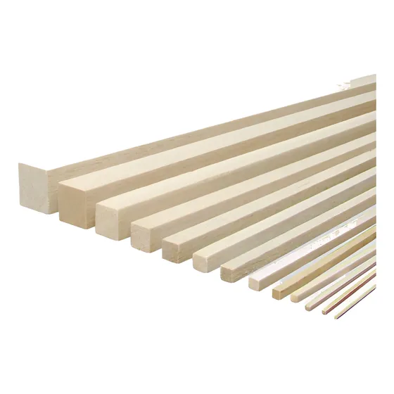 Palo De Balso Madera Cuadrado De 5 Cm X Unidad