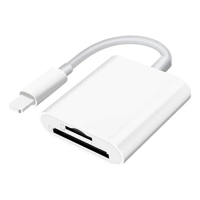 Lector De Tarjetas Sd/micro Sd Para iPhone, iPad, Cámara Plu