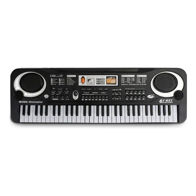 Teclado Electronico Infantil Dblue 61 Teclas Con Mic /dismac