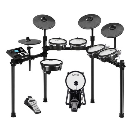 Amw Ed6x Pro Bateria Eletrônica Expandida Com Pads Mesh Premium Dual Zone Pratos Dual Zone Mais Choke Modulo Com 450 Sons Amw Ed6x Pro Bateria Eletrônica Expandida Com Pads Mesh Premium Dual Zone Pratos Dual Zone Mais Choke Modulo Com 450 Sons