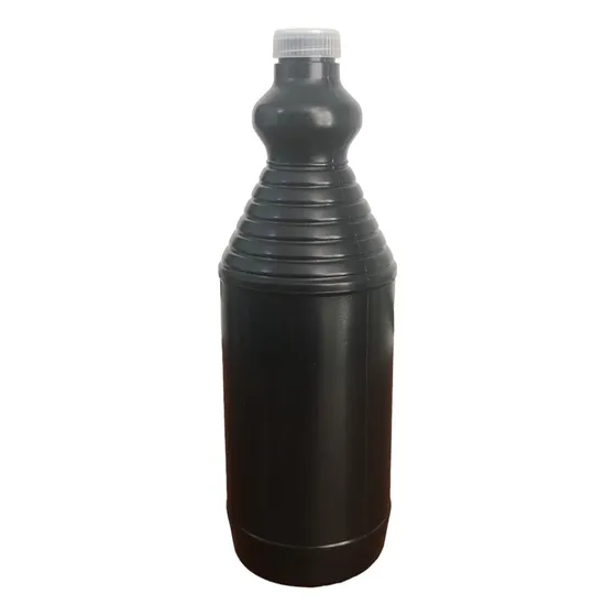 Envases Plasticos Tipocloro 1litro Color Negro Reciclado 77u