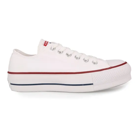 Zapatillas Converse All Star Plataforma Lona Blanca