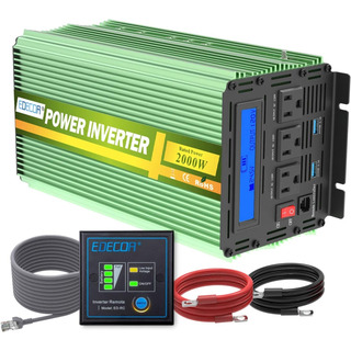 Inversor De Corriente Edecoa 2000w 24v / Dc 24v A 110v Ac Inversor De Corriente Edecoa 2000w 24v / Dc 24v A 110v Ac