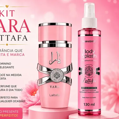 Perfume Set Lattafa Yara Collection 5 Piece 100ml Eau De Par