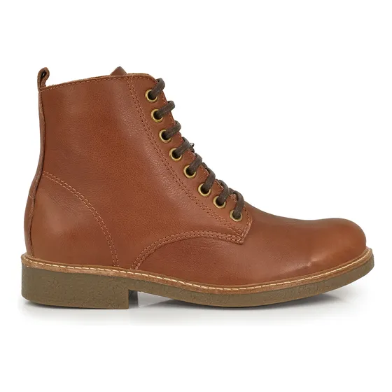 Borcego Mujer Cuero Briganti Botita Confort Goma Mcbo24999