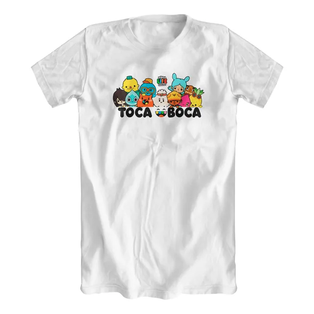 Remera Kids Toca Boca Toca Life Estampa Dtf 100% Algodón