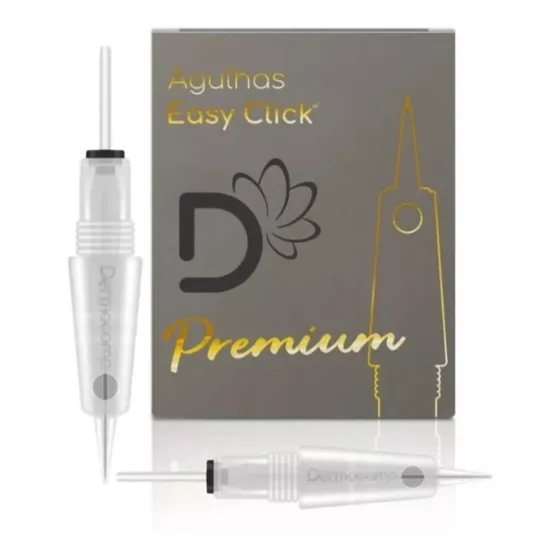 Agulha Easy Click Premium 1rl 0.30mm Dermocamp C/10un