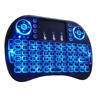 Controle Mini Teclado Com Mouse Touchpad Ka-1118 Azul Controle Mini Teclado Com Mouse Touchpad Ka-1118 Azul