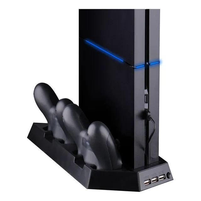 Base Soporte Ventilacion Carga Controles Para Ps4 Fat Y Slim
