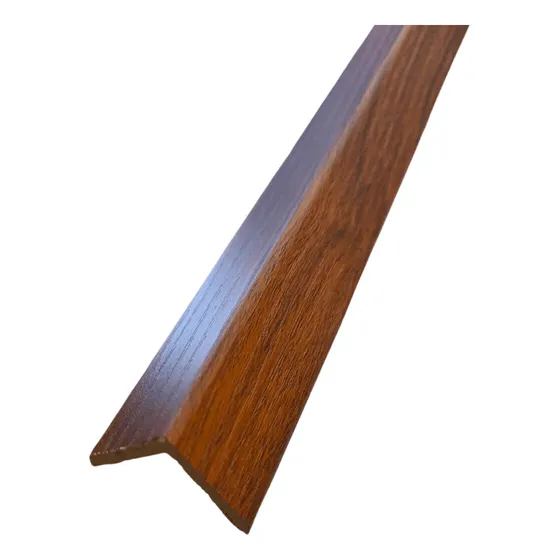 Ángulo De Aluminio Símil Madera 15x15mm 3 Metros De Largo