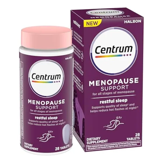 Tabletas De Apoyo Para La Menopausia Centrum Restful Sleep,