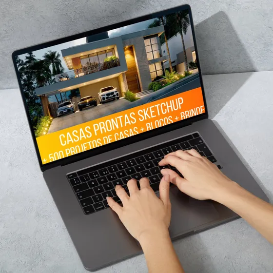 Pacote De Casas Prontas Sketchup + Blocos E Brinde