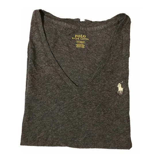 Remera Polo Ralph Lauren Original Opencloset Secondhand Gris