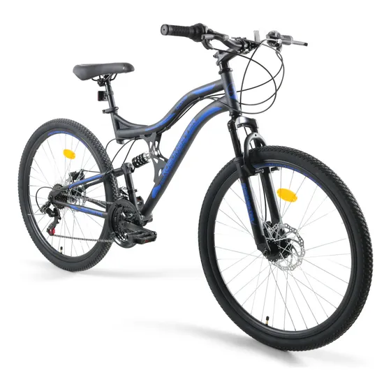 Bicicleta Roadmaster Dione 26 Shimano Tourney 21vel F.disco Color Negro/azul Tamaño Del Marco M