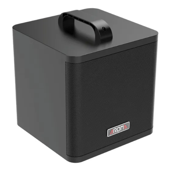 Amplificador Cubo Violão E Voz Aroma Ag40a 40w Bateria E Bt Cor Preto 127/220v