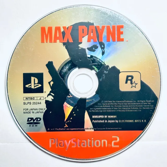 Max Payne - Playstation 2 - Ps2 / Pstwo / Ps3 - Ntsc-jp