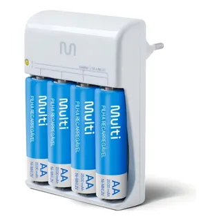 Multilaser Cb054 Carregador De Pilhas 4 Pilhas RecarregĂĄvel 2500ma Multilaser Cb054 Carregador De Pilhas 4 Pilhas RecarregĂĄvel 2500ma