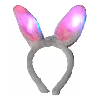 12 Diademas Orejas De Conejo Con Luz Led Fiesta 12 Diademas Orejas De Conejo Con Luz Led Fiesta