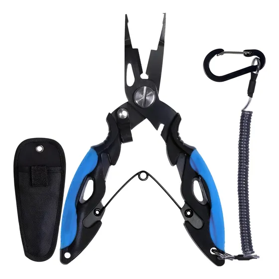 Alicate De Pesca Acero Inoxidable Multifuncional Con Estuche