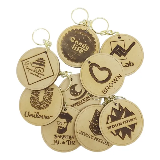 Llaveros Para Empresa Negocio Personalizado Logotipo 25 Pzs