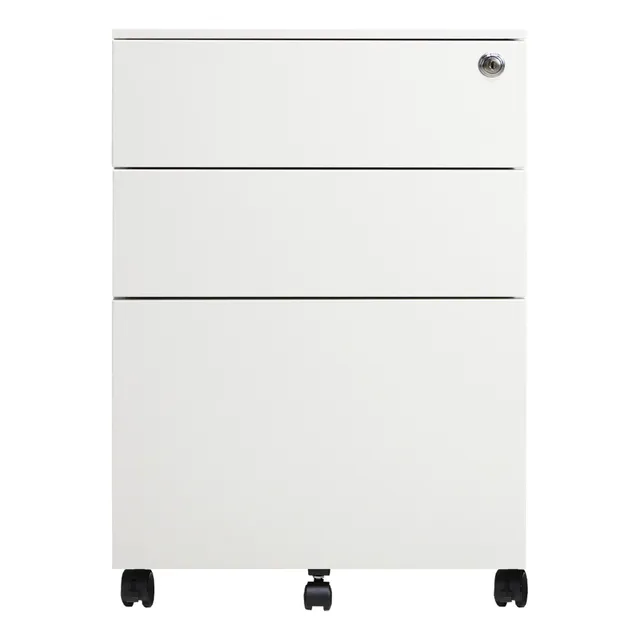 Archivero Metalico Organizador 2+1 Sarre Oficina Mundo In Color Blanco