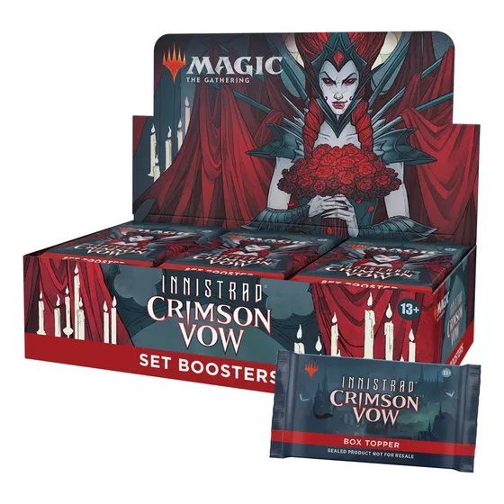 Magic The Gathering Innistrad Crimson Vow Set Booster 30 Paq Nombre De La Carta Intercambiable Inglés Inglés