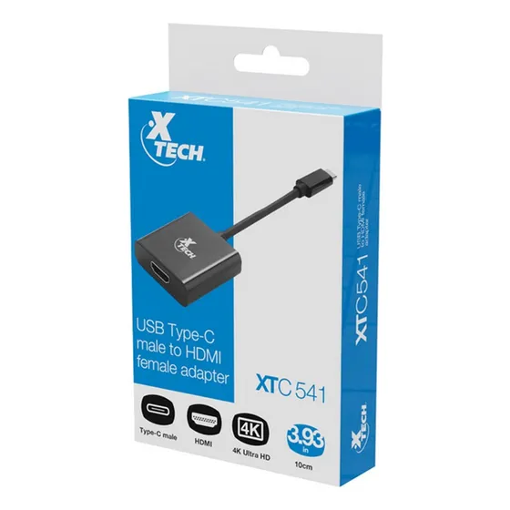 Cable Adaptador Video Xtech Xtc-541 Usb-c A Hdmi Para Laptop