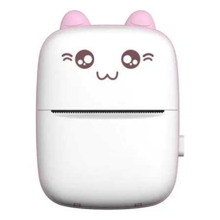 Mini impresora inalámbrica portátil Bt de 200 dpi - Rosa