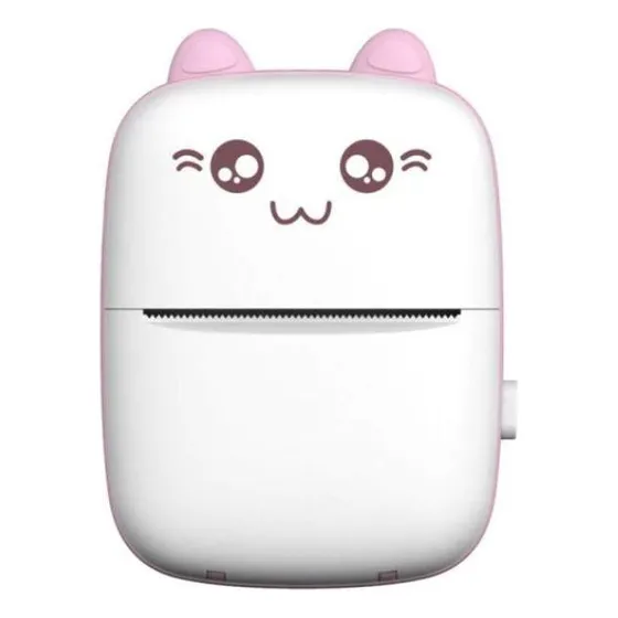 Mini impresora inalámbrica portátil Bt de 200 dpi - Rosa