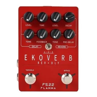 Pedal De Efeito De Reverberação Ekoverb Flamma Fs22 Ekoverb Delay Pedal De Efeito De Reverberação Ekoverb Flamma Fs22 Ekoverb Delay