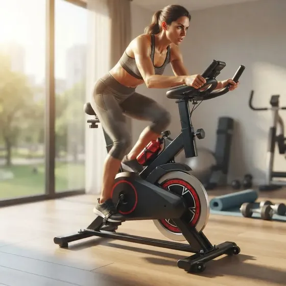 Bicicleta Ergométrica Spinning Fitness Sport Preto 100kg Aço Carbono + Squeeze