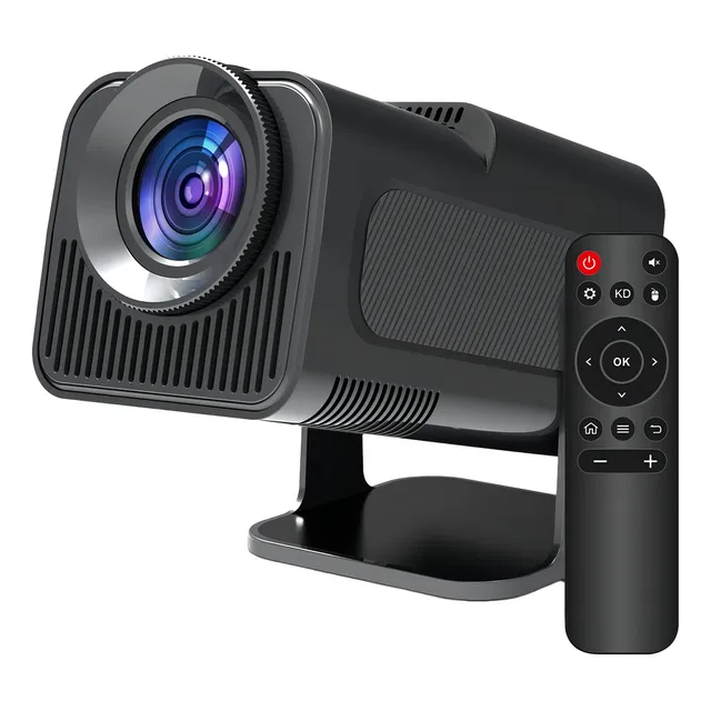 Projetor Hy320 Smart Tv Mini Cpuh713 Wifi6 4k 390ansi Android Cor Preto 110v/220v Davely
