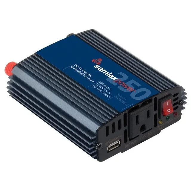 Inversor 12v-115vac Samlex 250w Onda Semisenoidal