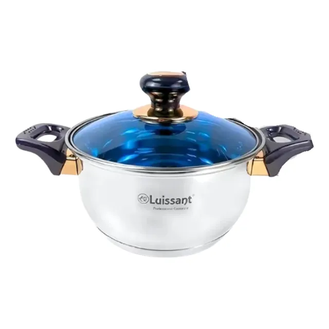 Olla De Acero Inoxidable De 18 Cm Luissant Lu-1202a-o2