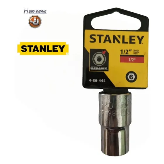 Dado Corto 1/2  Cuadrante De 1/2  Hexagonal Stanley®
