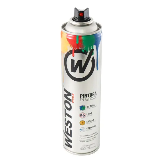 12 Pinturas Color Cromo Metalico 400ml Wm-0210 P